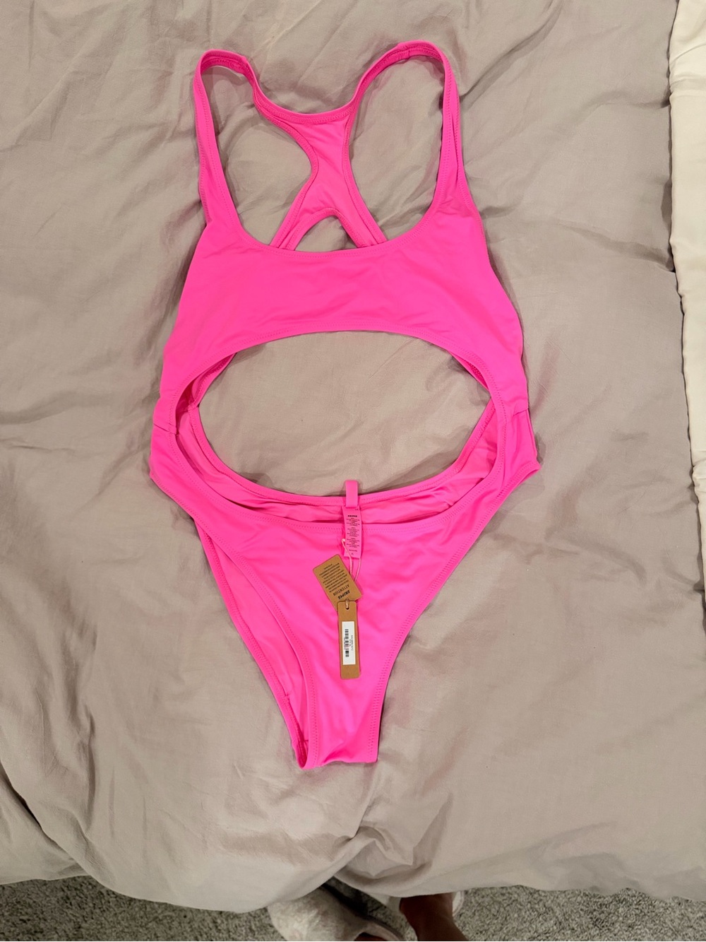 SKIMS Signature Swim Monokini Taffy